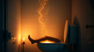 Traum vom auf Toilette gehen