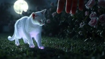 Traum von einer blinden Katze