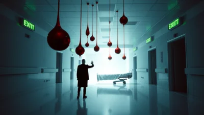 Traum von einem blutigen Krankenhaus