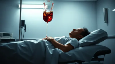 Traum von einer Bluttransfusion