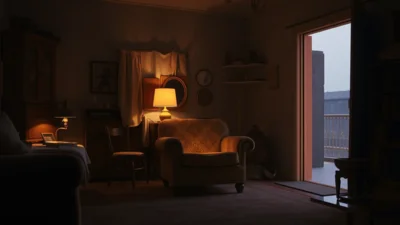 Traum von einem Eindringling in der Wohnung