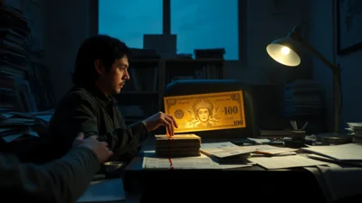 Traum von falschem Geld