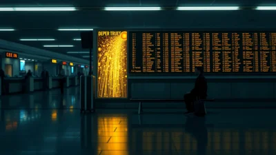 Traum von einem verpassten Flugzeug