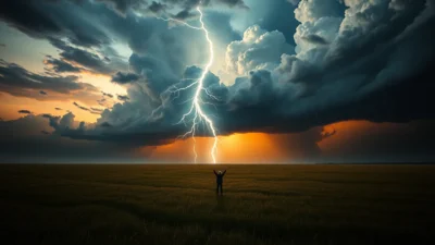 Traum von Gewitter
