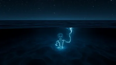 Traum vom Ertrinken im Meer