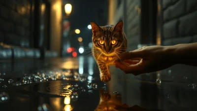 Traum vom Retten einer Katze