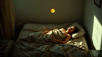 Traum davon, krank im Bett zu liegen