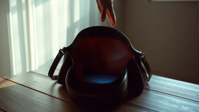 Traum von einer leeren Tasche