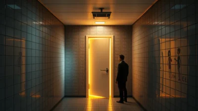 Traum von einer öffentlichen Toilette