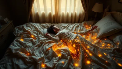 Traum von Parasiten im Bett