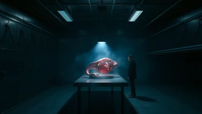 Traum von rohem Fleisch