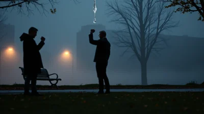 Traum von einer Schlägerei unter Freunden