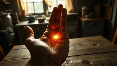 Traum von einem Schlangenbiss in die Hand