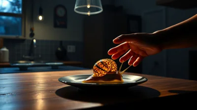 Traum vom Schnecke essen