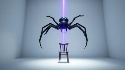 Traum von einer angreifenden Spinne