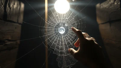 Traum von einem Spinnennetz
