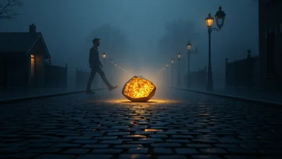 Traum vom Stolpern über Steine