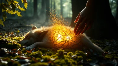 Traum von einem toten Wolf