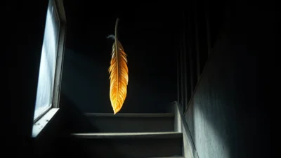 Traum vom Runterfallen von der Treppe