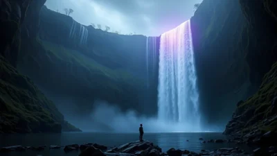 Traum von einem Wasserfall