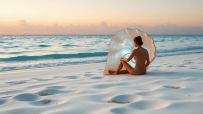 Traum von einem weißen Strand