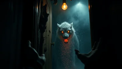 Traum von einem angreifenden Werwolf