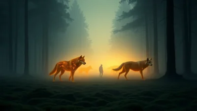 Traum von einem Wolfsrudel