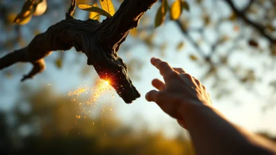 Traum vom Fallen aus einem Baum
