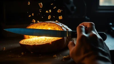 Traum vom Brotschneiden