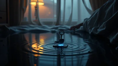 Traum vom Ertrinken im dunklen Wasser