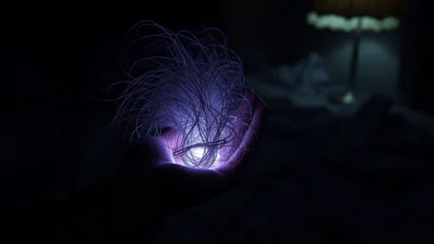 Traum von Haarbüscheln in der Hand