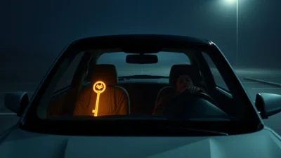 Traum vom Schlafen im Auto