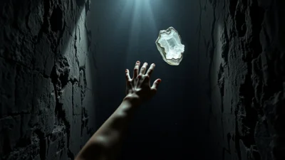 Traum vom Fallen in ein Grab