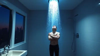 Traum von einer kalten Dusche