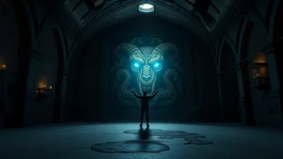Traum von einem Monster im Keller