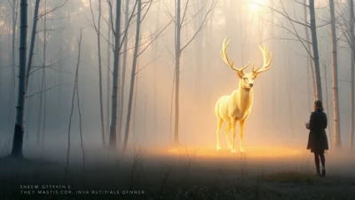 Traum von einem weißen Hirsch