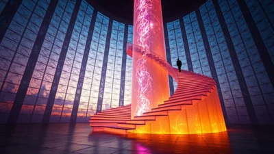 Traum von einer Wendeltreppe