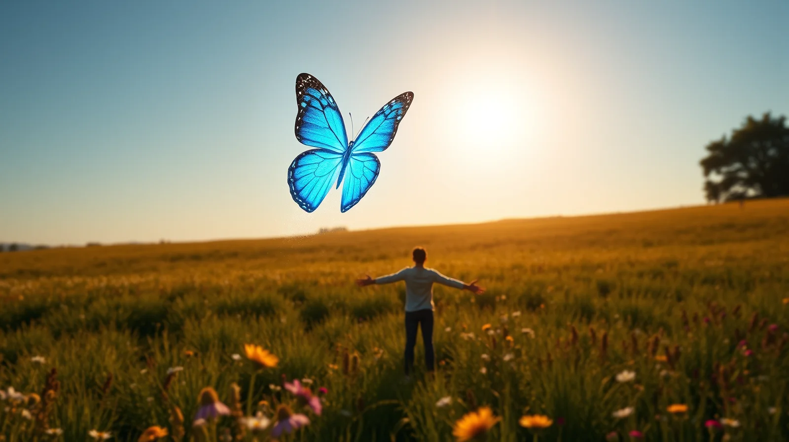 Achtung, Botschaft: Was die Traumdeutung über blauen Schmetterling verrät