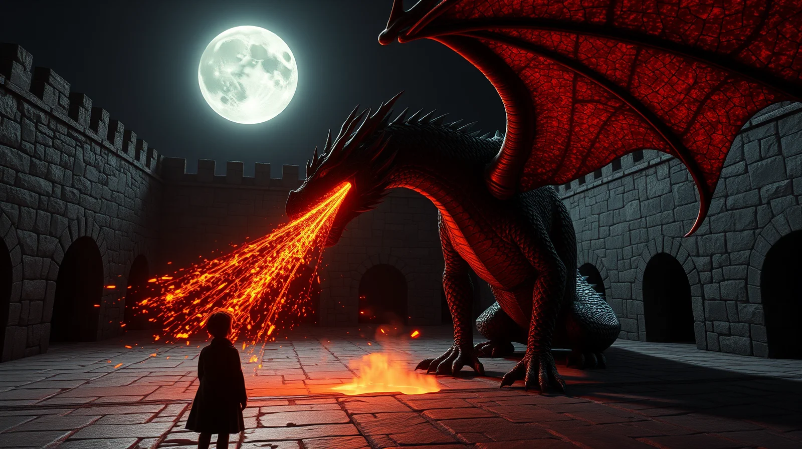 Feuer speiender Drache im Traum deuten: Psychologische Analyse & Bedeutung