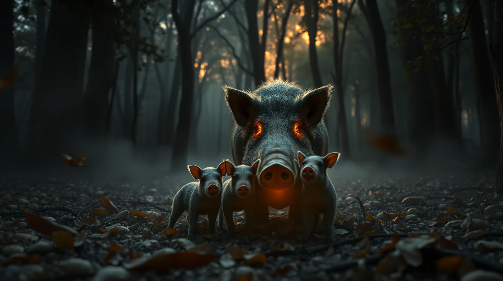 Wildschwein mit Frischlingen im Traum deuten: Psychologische Analyse & Bedeutung
